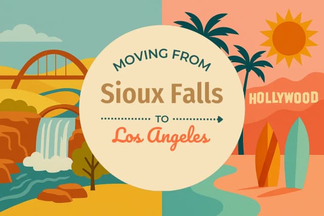Moving from Sioux Falls to Los Angeles