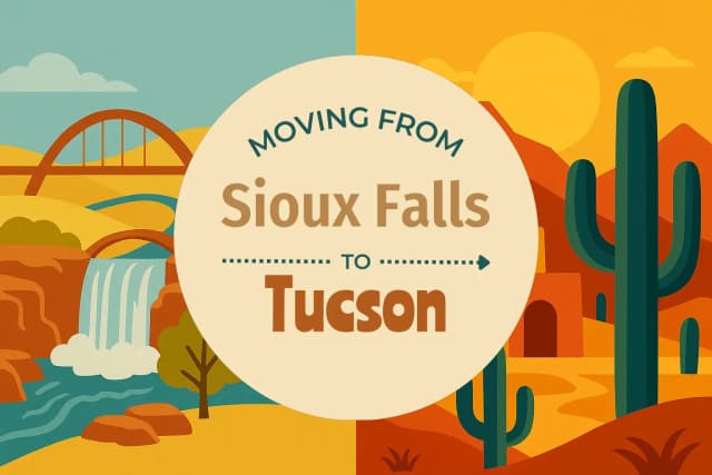 Moving from Sioux Falls to Tucson