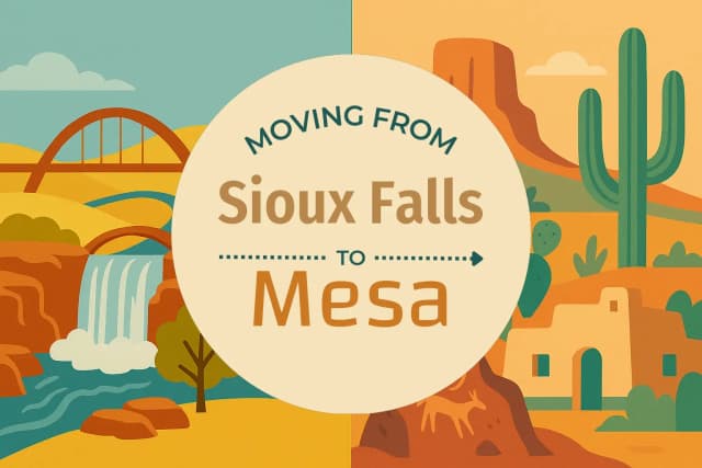 Moving from Sioux Falls to Mesa