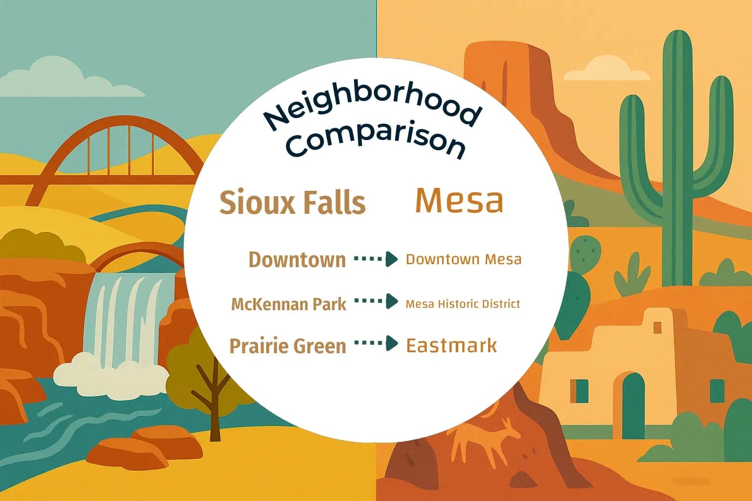 Sioux Falls vs Mesa Neighborhood Comparison