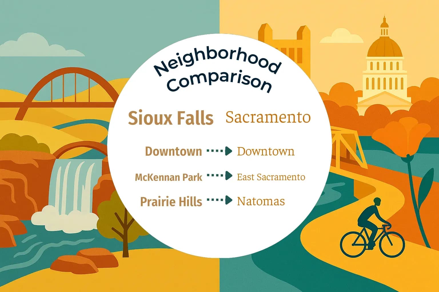 Sioux Falls vs Sacramento Neighborhood Comparison