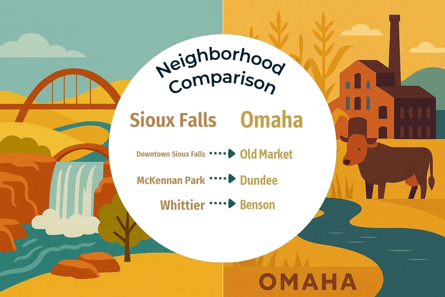 Sioux Falls vs Omaha Neighborhood Comparison