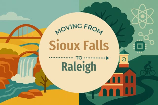 Moving from Sioux Falls to Raleigh
