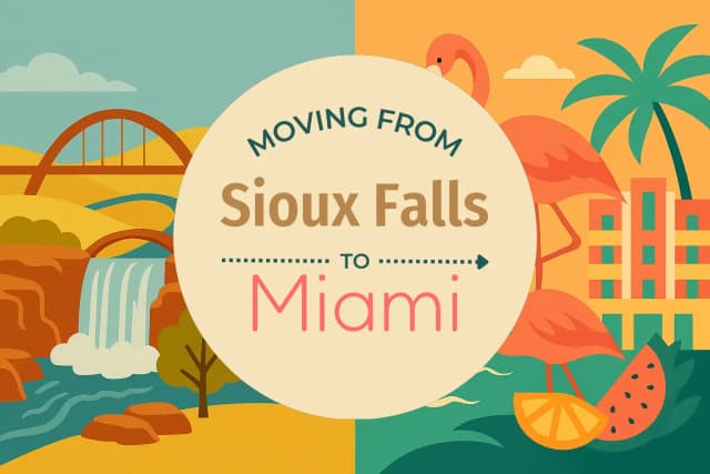 Moving from Sioux Falls to Miami