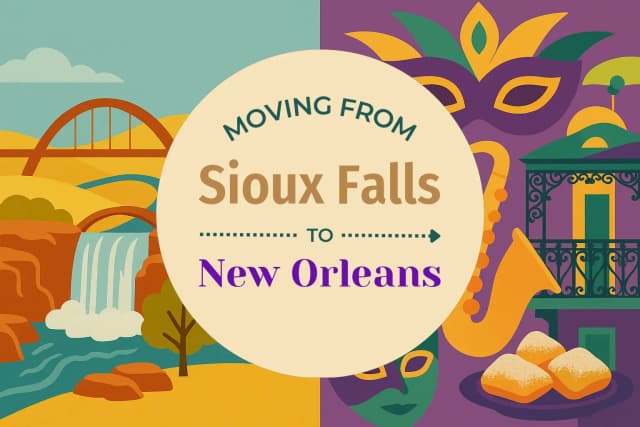 Moving from Sioux Falls to New Orleans