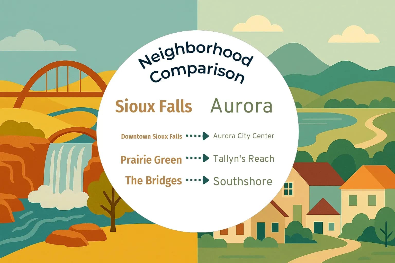 Sioux Falls vs Aurora Neighborhood Comparison