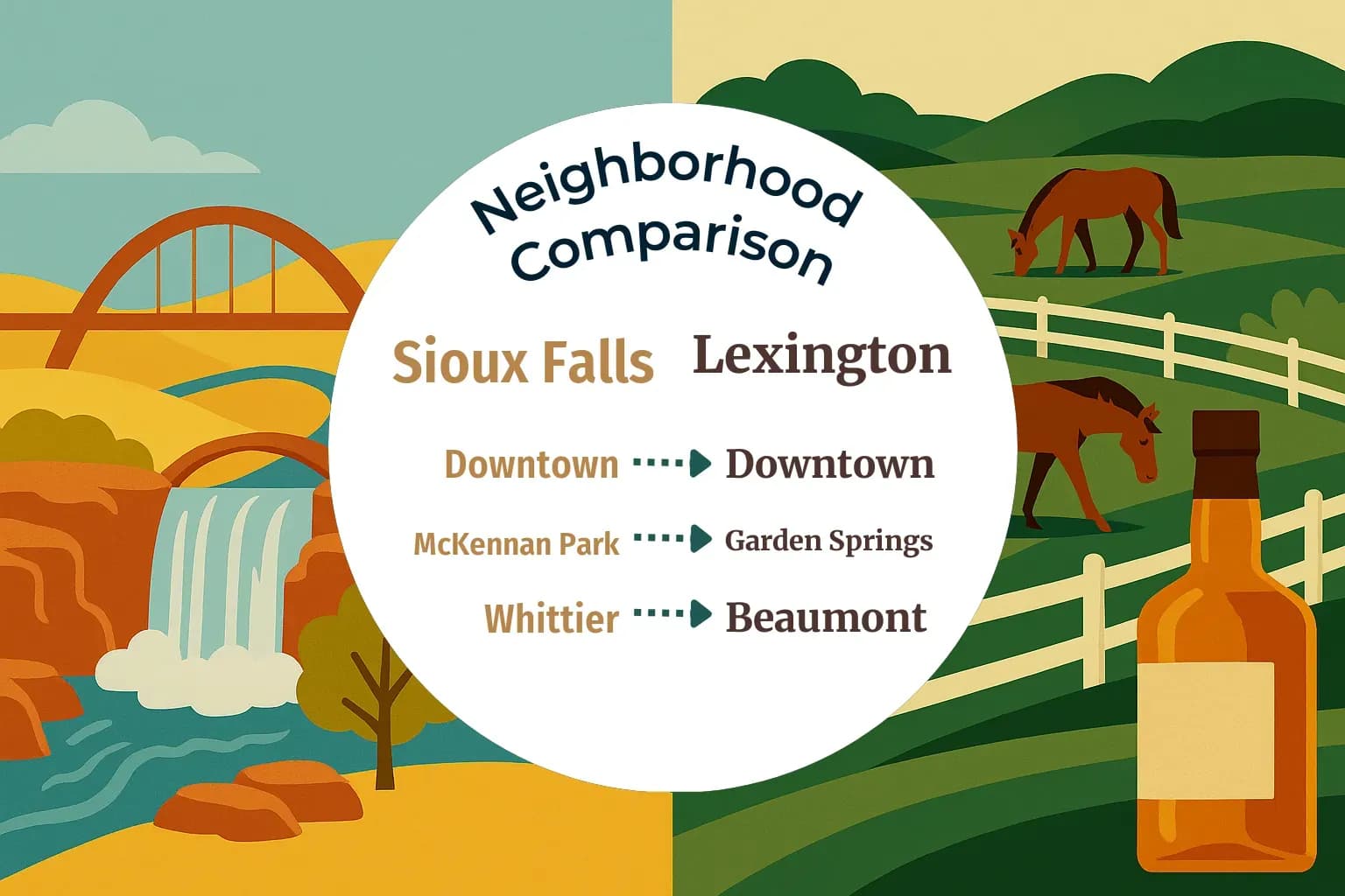 Sioux Falls vs Lexington Neighborhood Comparison