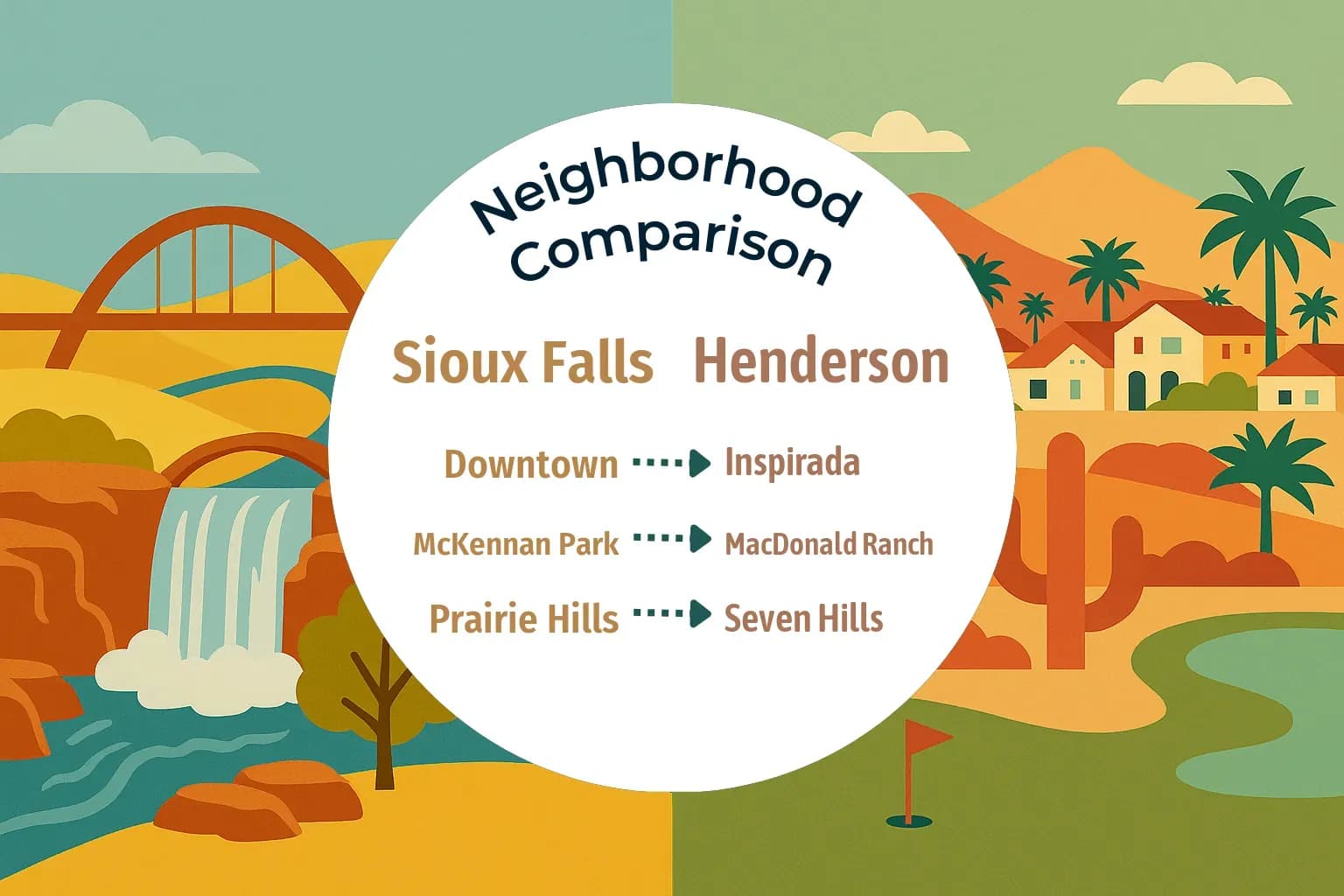Sioux Falls vs Henderson Neighborhood Comparison