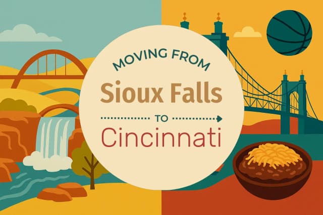 Moving from Sioux Falls to Cincinnati