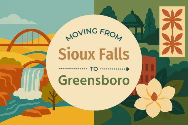 Moving from Sioux Falls to Greensboro