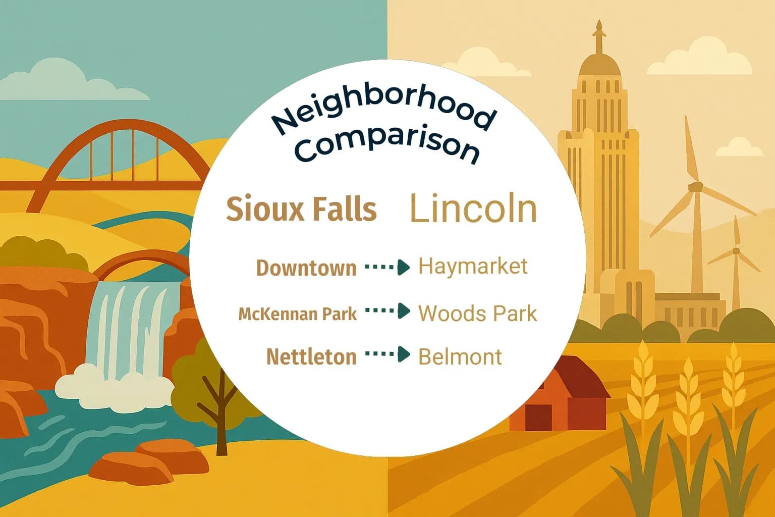Sioux Falls vs Lincoln Neighborhood Comparison