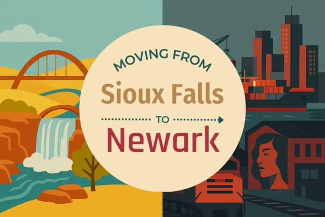 Moving from Sioux Falls to Newark