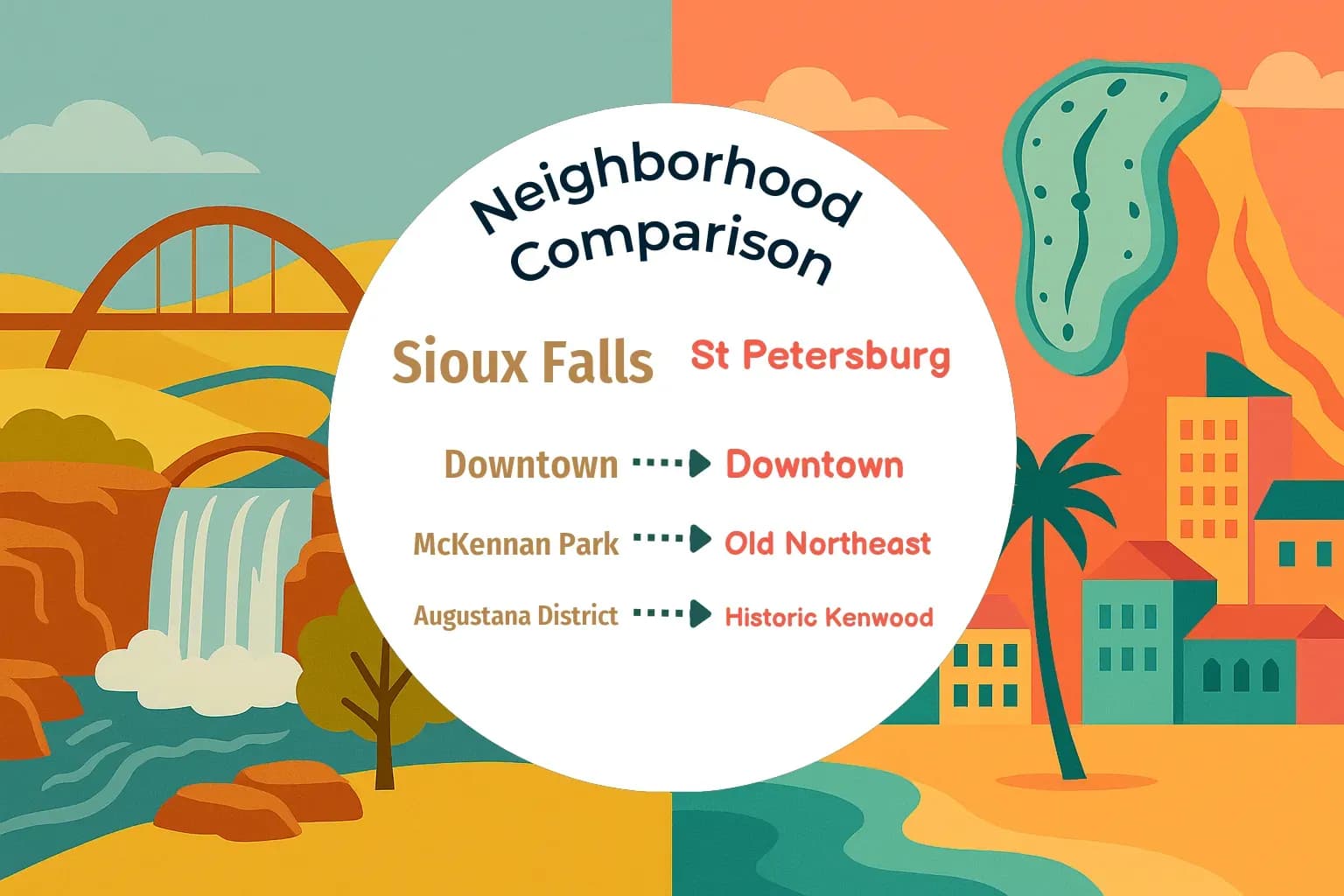Sioux Falls vs St. Petersburg Neighborhood Comparison
