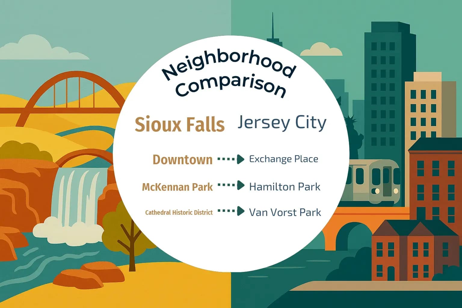 Sioux Falls vs Jersey City Neighborhood Comparison