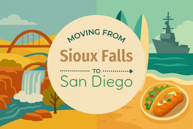 Moving from Sioux Falls to San Diego