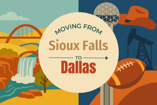 Moving from Sioux Falls to Dallas