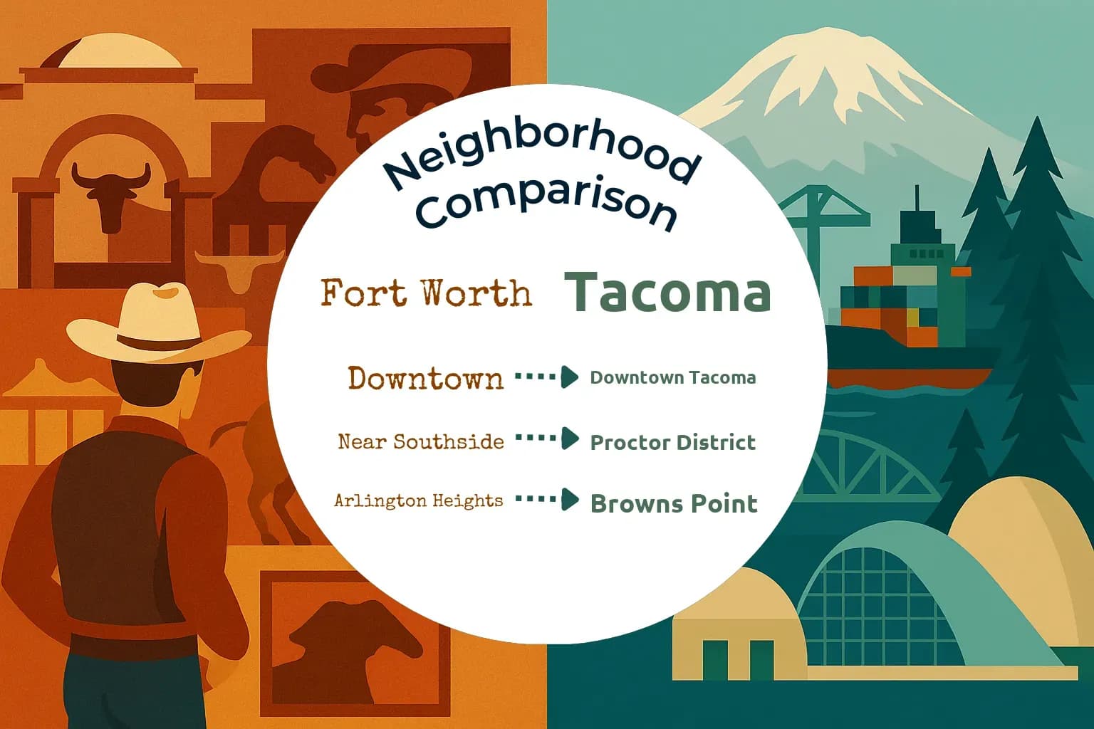 Fort Worth vs Tacoma Neighborhood Comparison