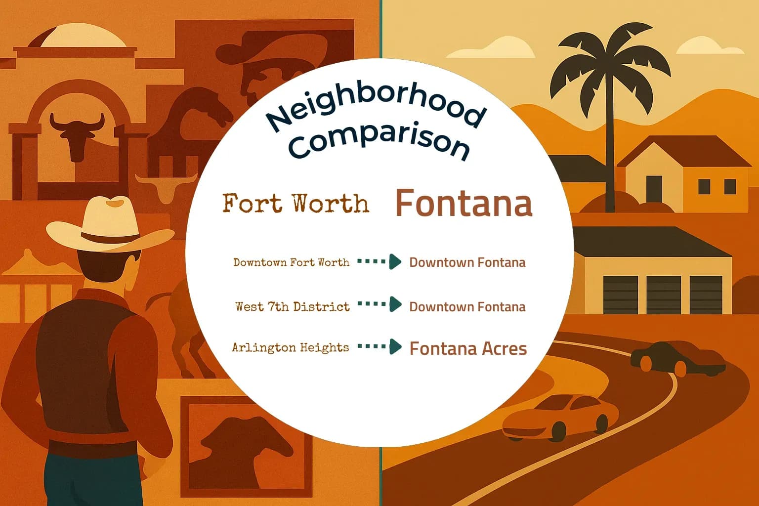 Fort Worth vs Fontana Neighborhood Comparison