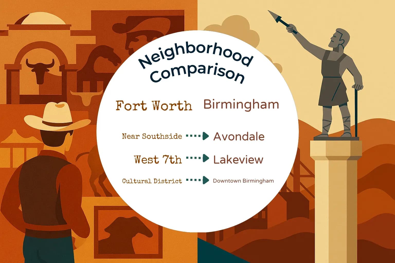 Fort Worth vs Birmingham Neighborhood Comparison