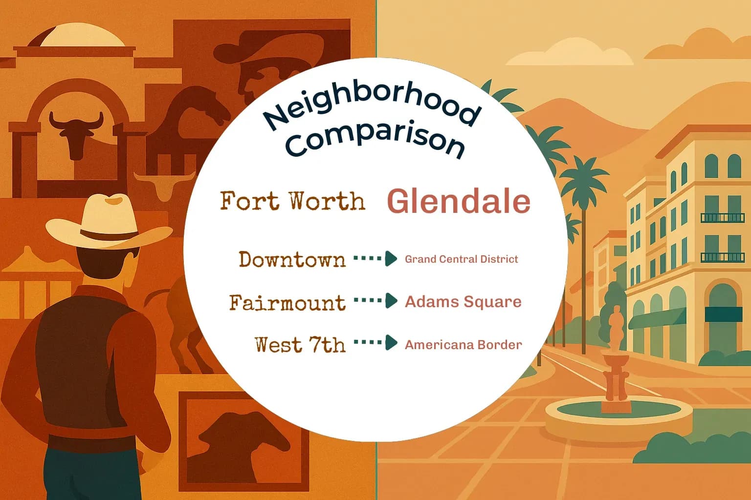 Fort Worth vs Glendale Neighborhood Comparison
