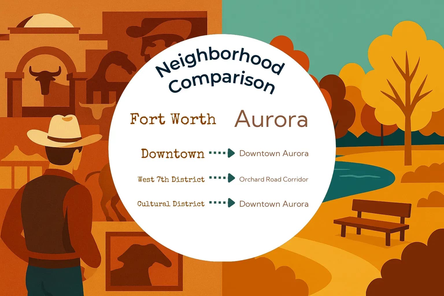 Fort Worth vs Aurora Neighborhood Comparison