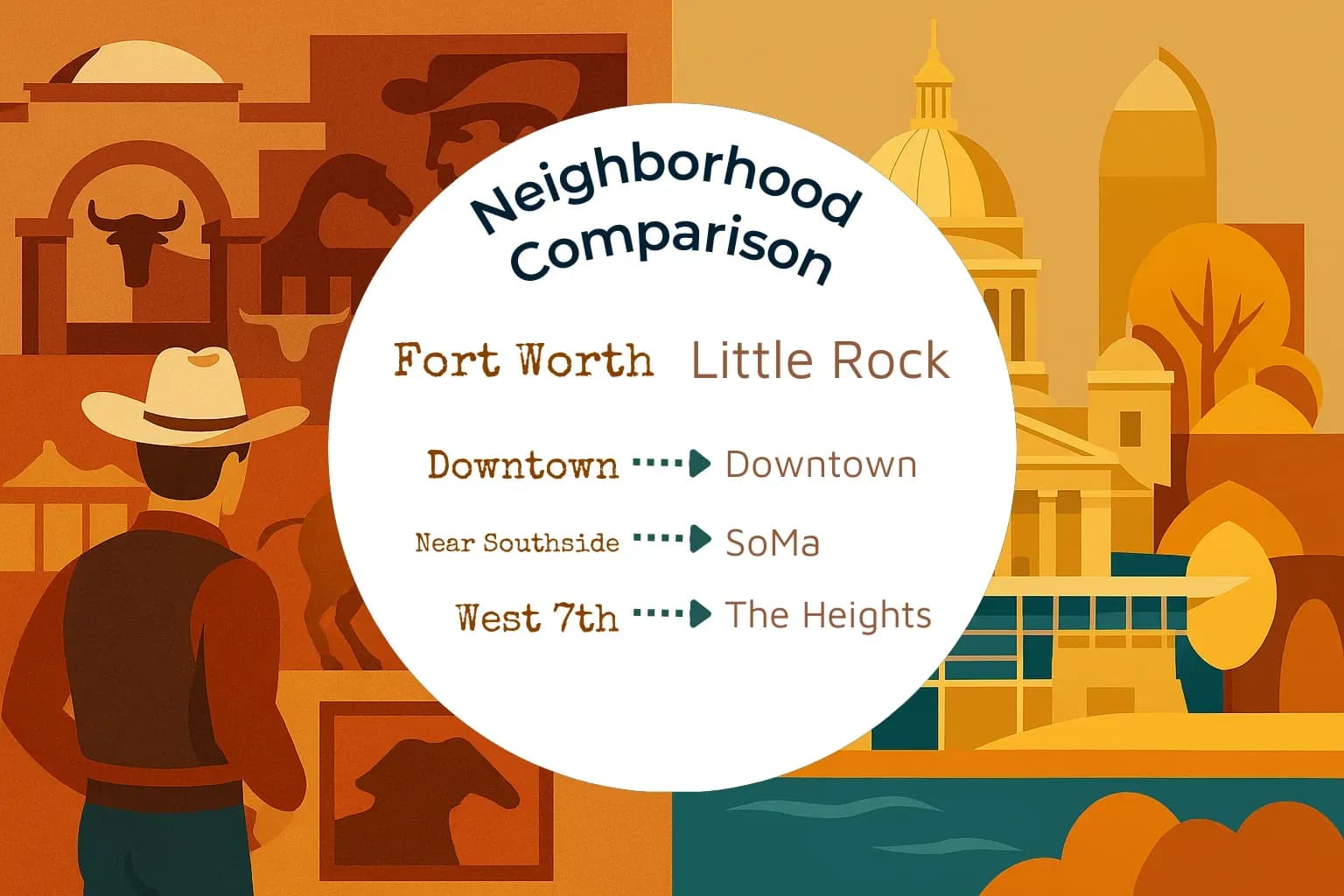 Fort Worth vs Little Rock Neighborhood Comparison