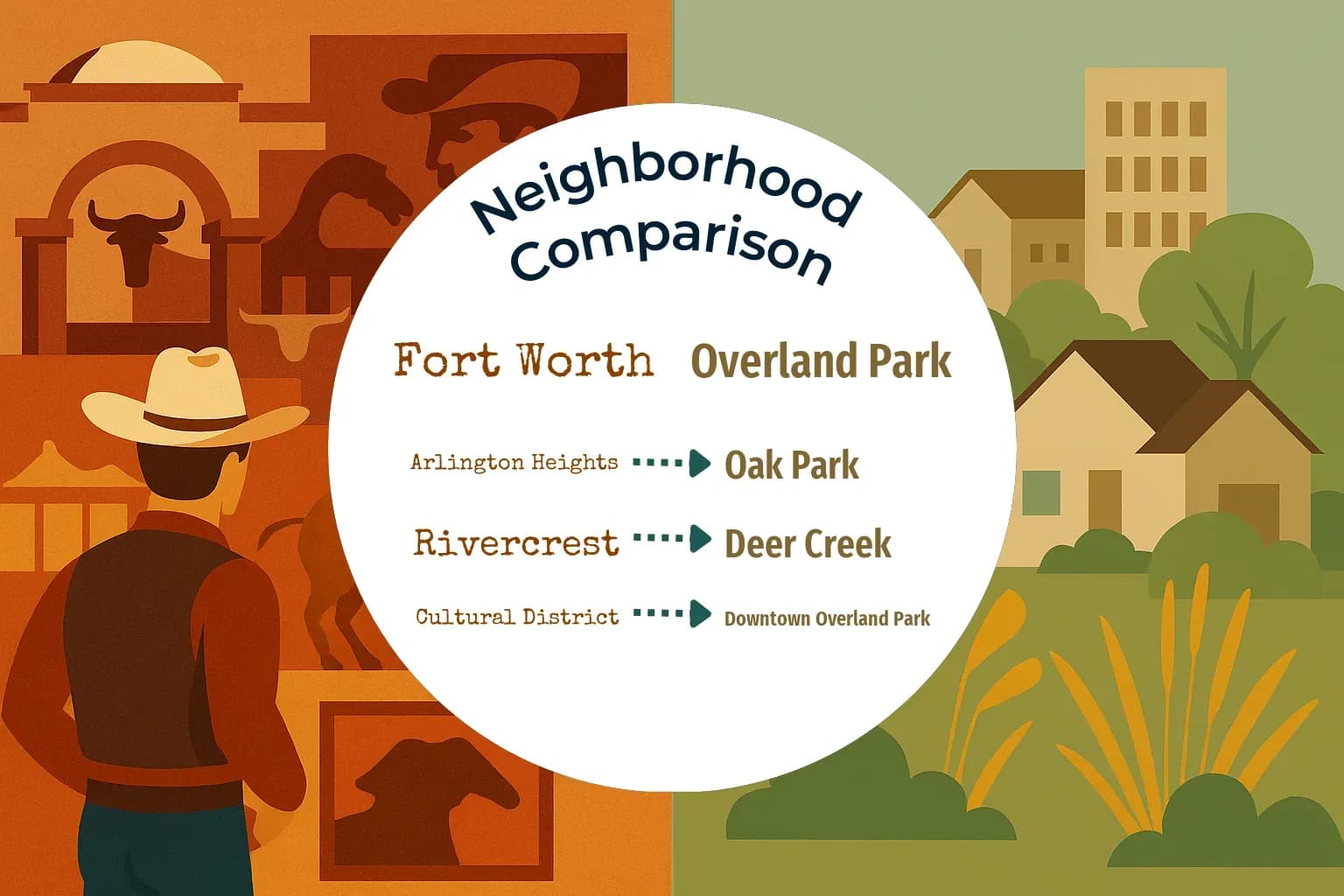 Fort Worth vs Overland Park Neighborhood Comparison