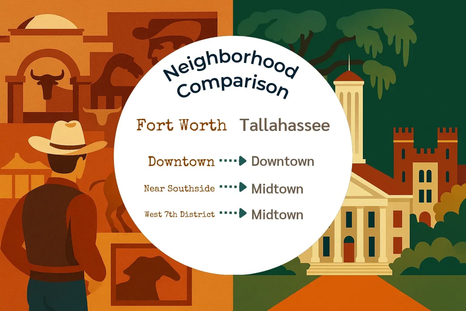 Fort Worth vs Tallahassee Neighborhood Comparison