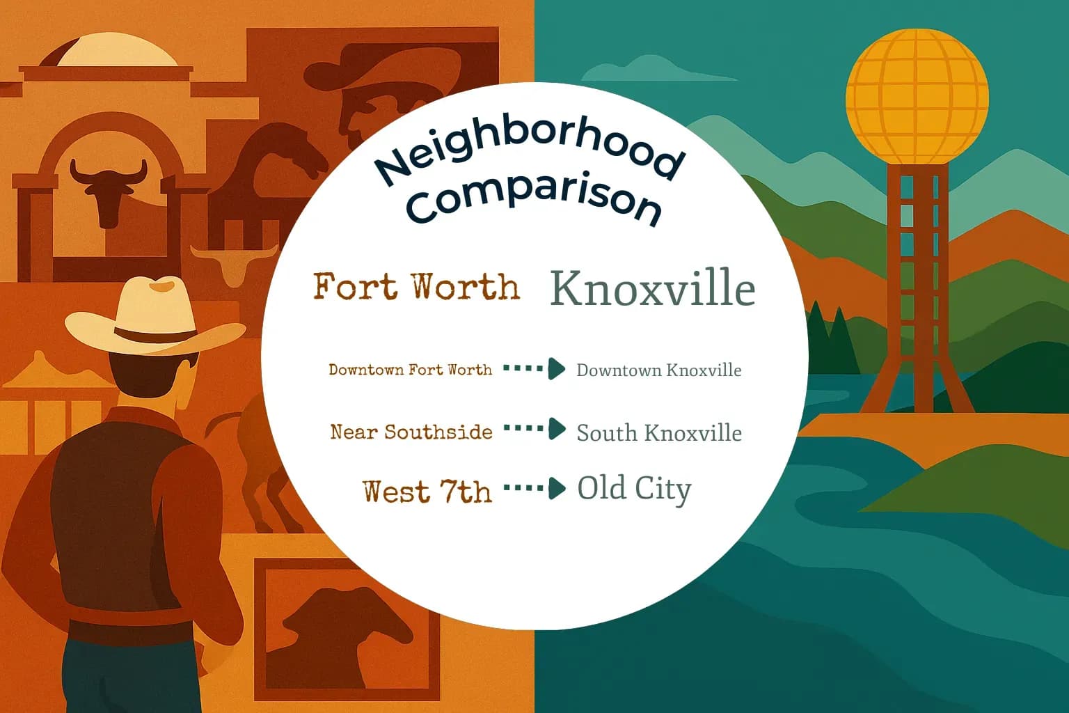 Fort Worth vs Knoxville Neighborhood Comparison