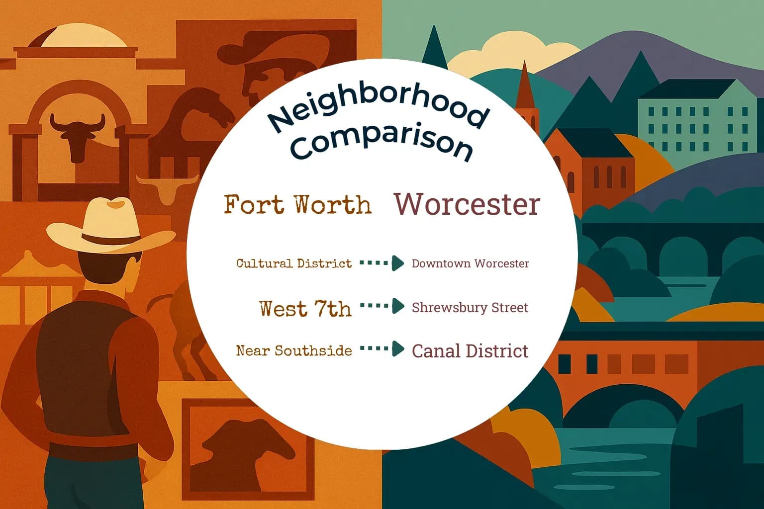 Fort Worth vs Worcester Neighborhood Comparison