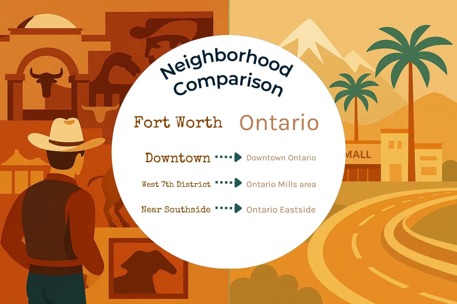 Fort Worth vs Ontario Neighborhood Comparison