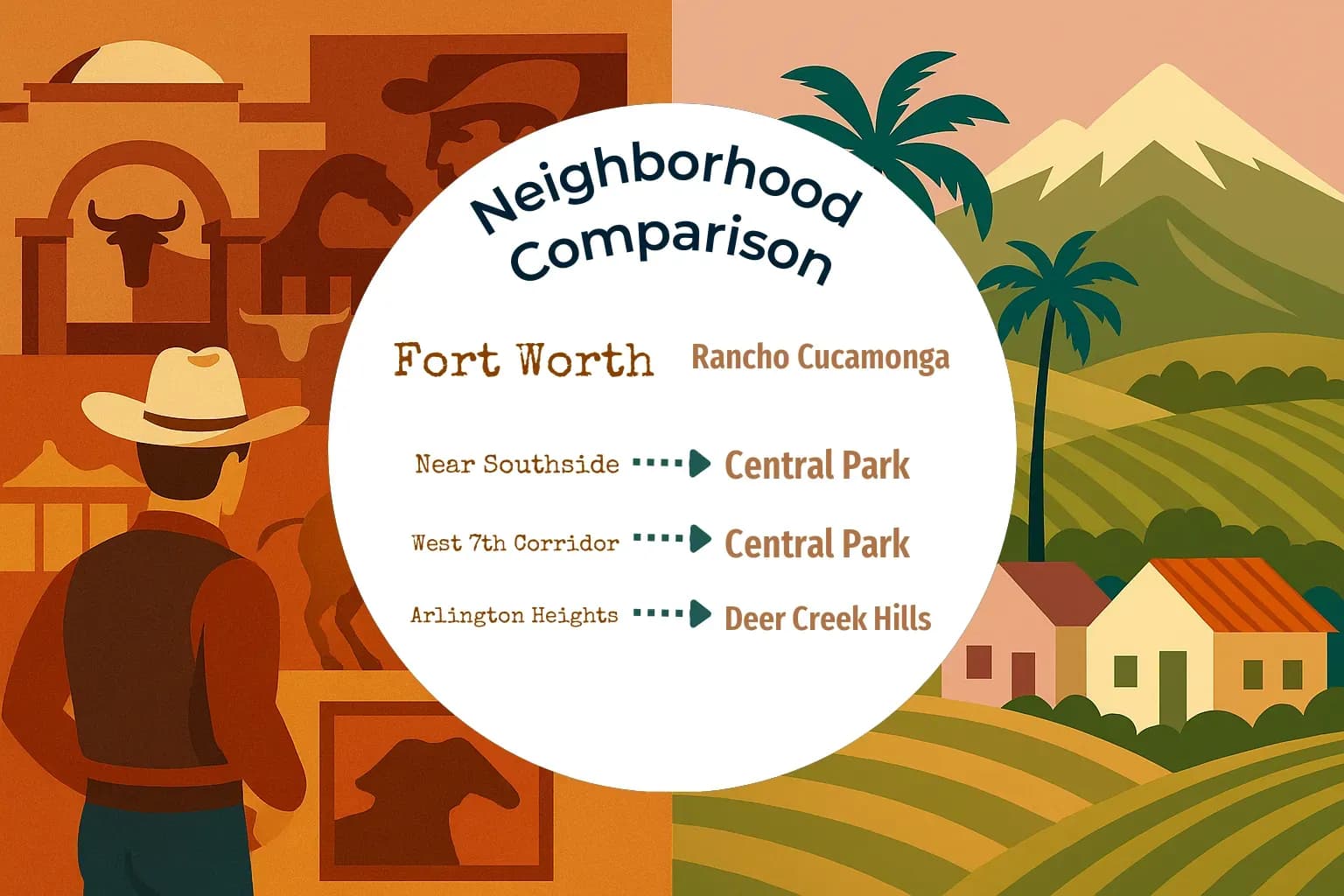 Fort Worth vs Rancho Cucamonga Neighborhood Comparison