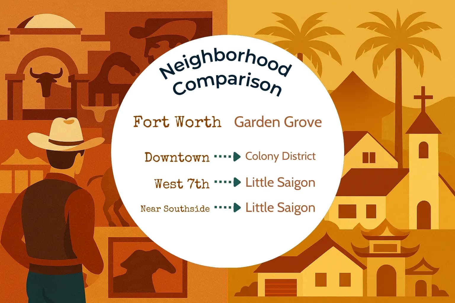 Fort Worth vs Garden Grove Neighborhood Comparison