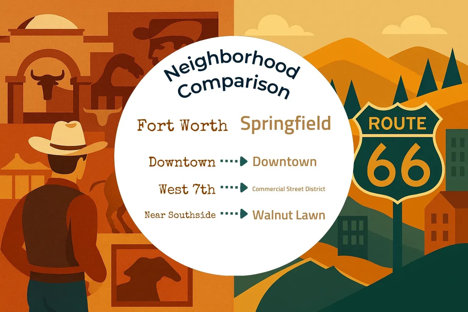 Fort Worth vs Springfield Neighborhood Comparison