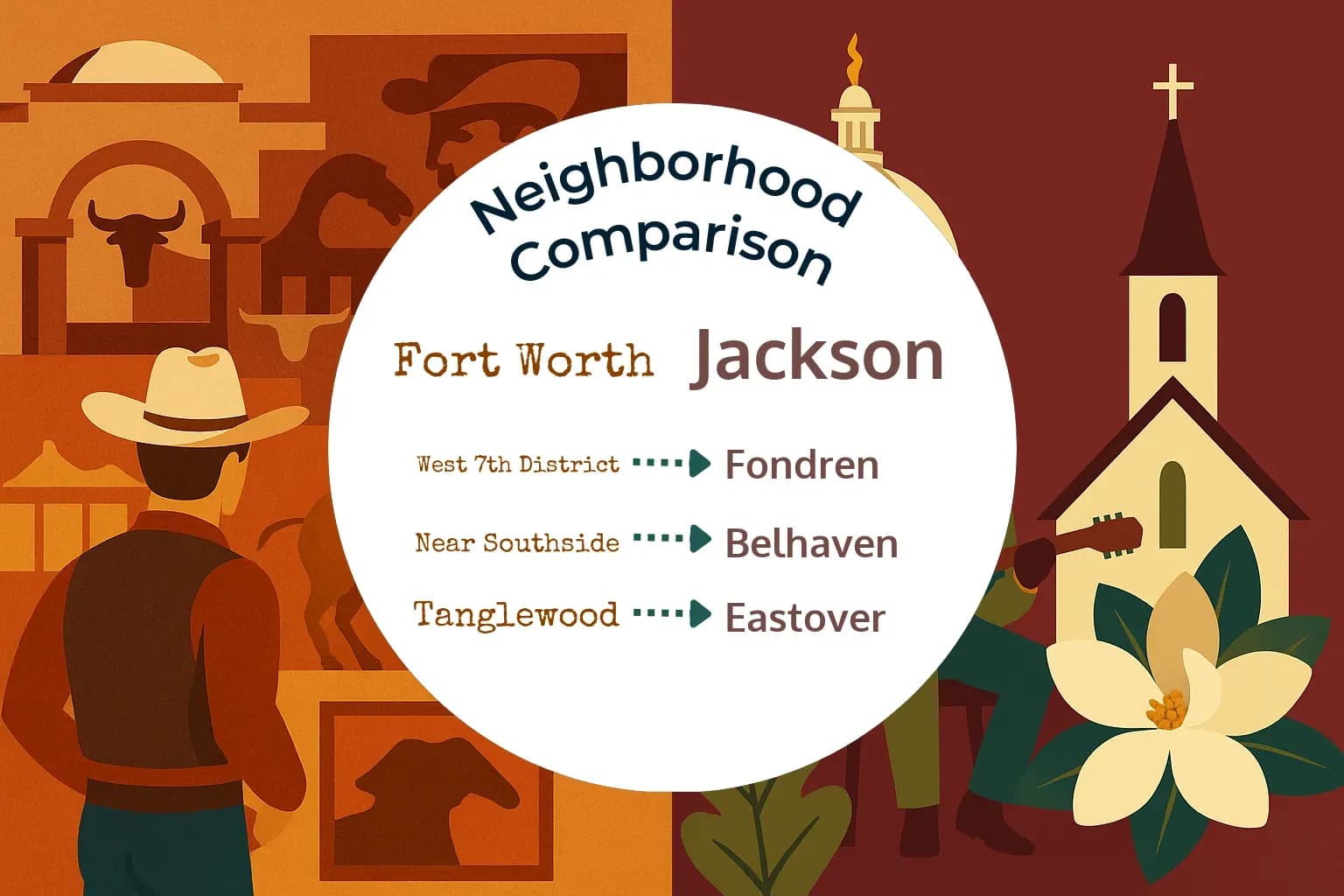 Fort Worth vs Jackson Neighborhood Comparison