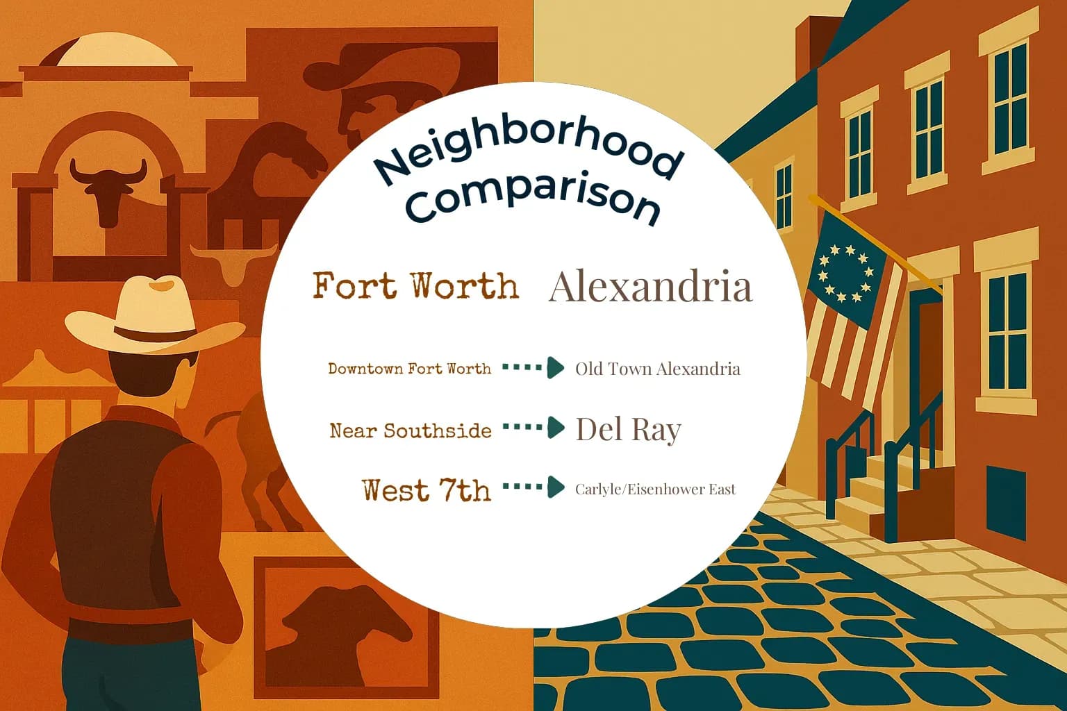 Fort Worth vs Alexandria Neighborhood Comparison