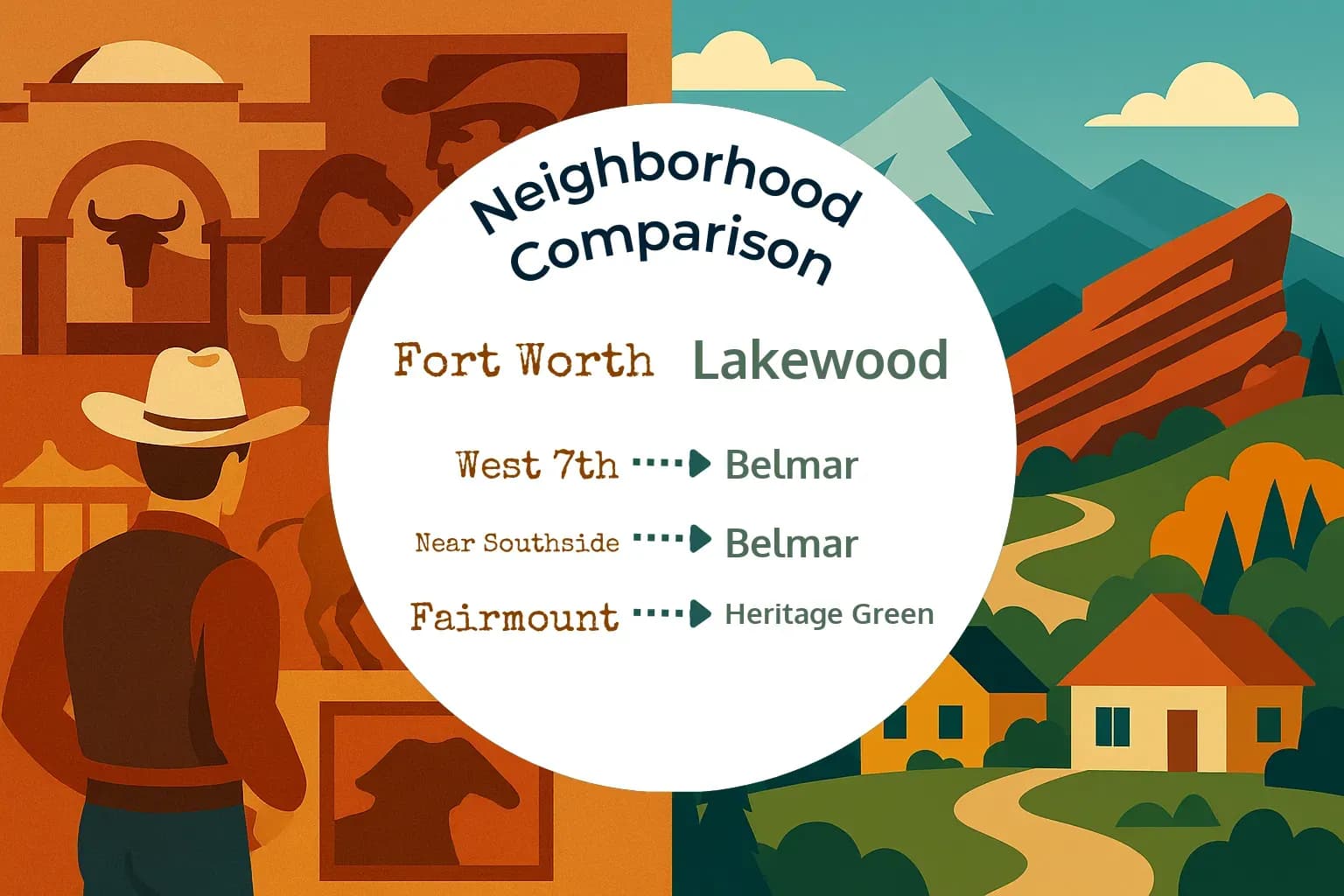 Fort Worth vs Lakewood Neighborhood Comparison
