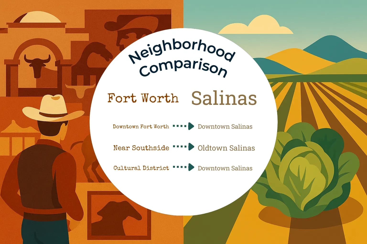 Fort Worth vs Salinas Neighborhood Comparison
