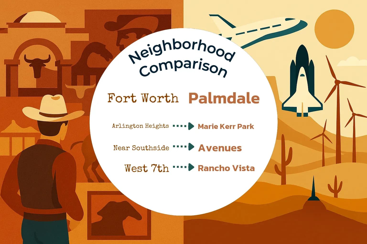 Fort Worth vs Palmdale Neighborhood Comparison