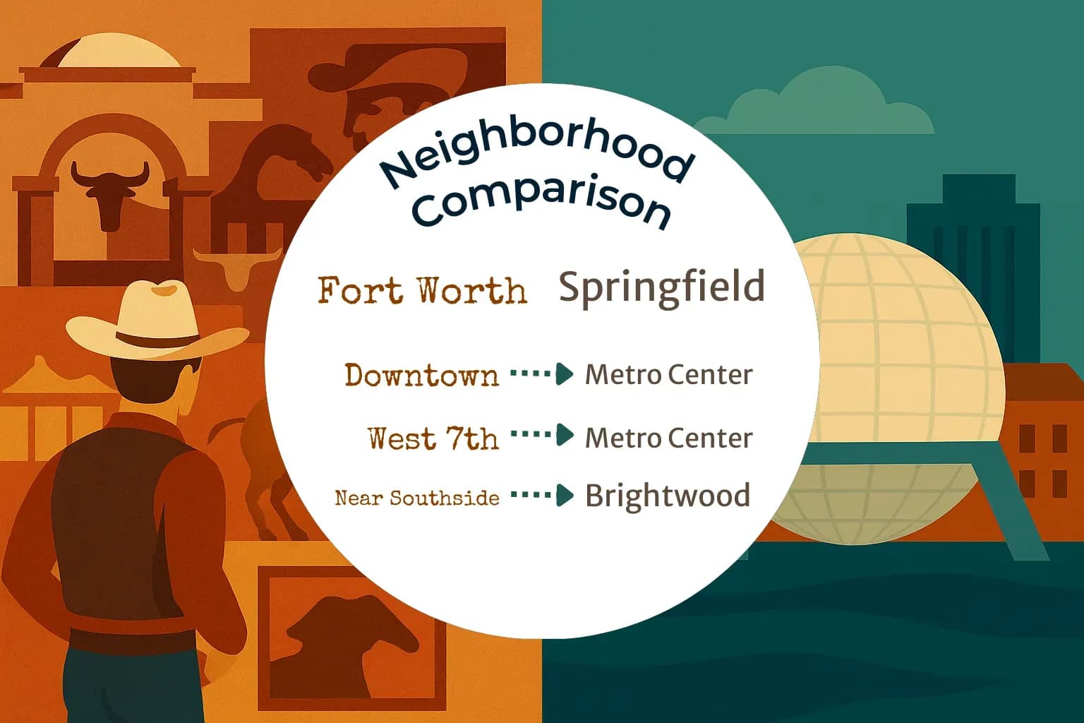 Fort Worth vs Springfield Neighborhood Comparison
