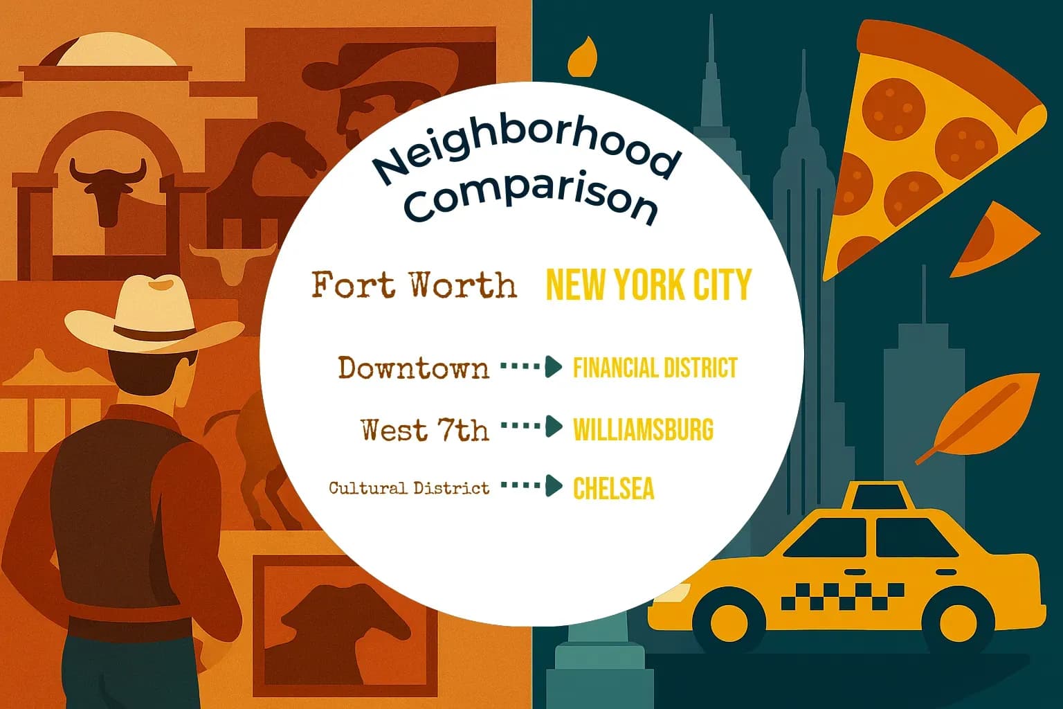 Fort Worth vs New York City Neighborhood Comparison