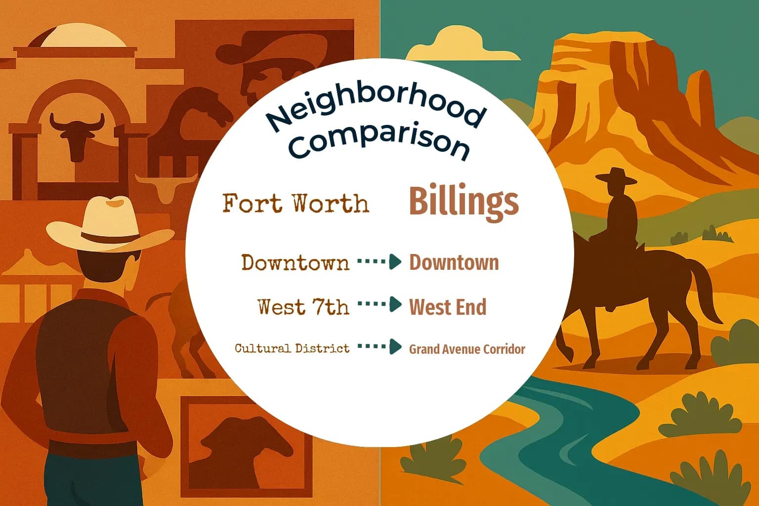 Fort Worth vs Billings Neighborhood Comparison