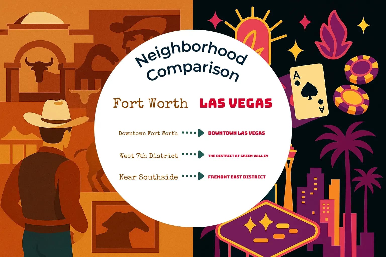 Fort Worth vs Las Vegas Neighborhood Comparison