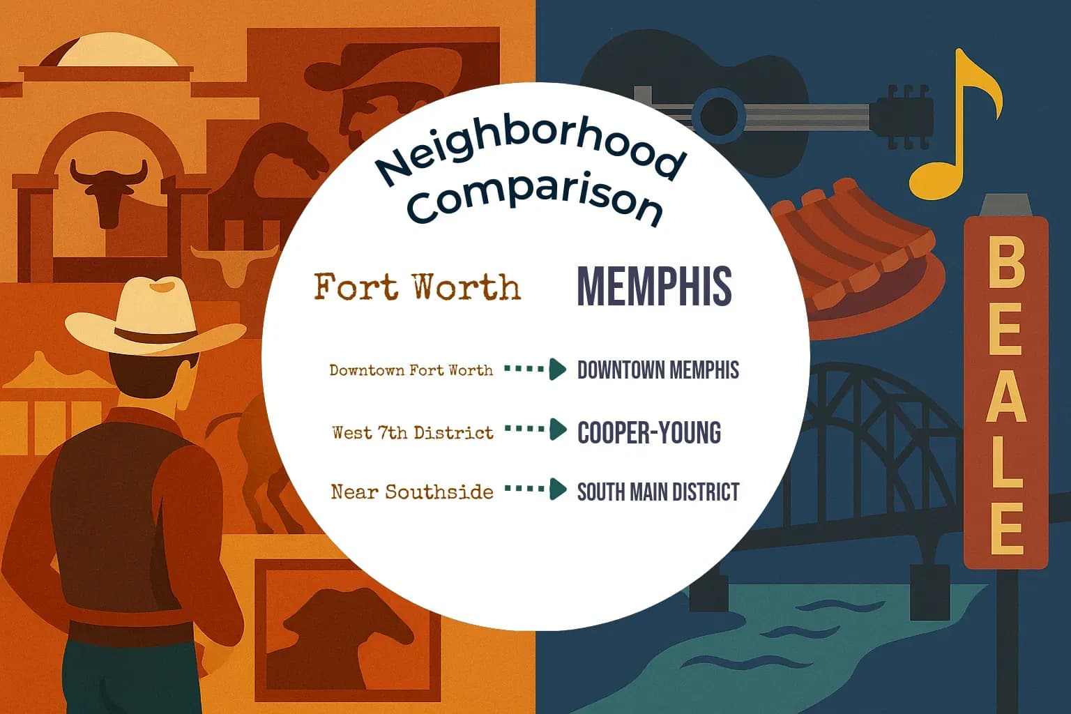 Fort Worth vs Memphis Neighborhood Comparison