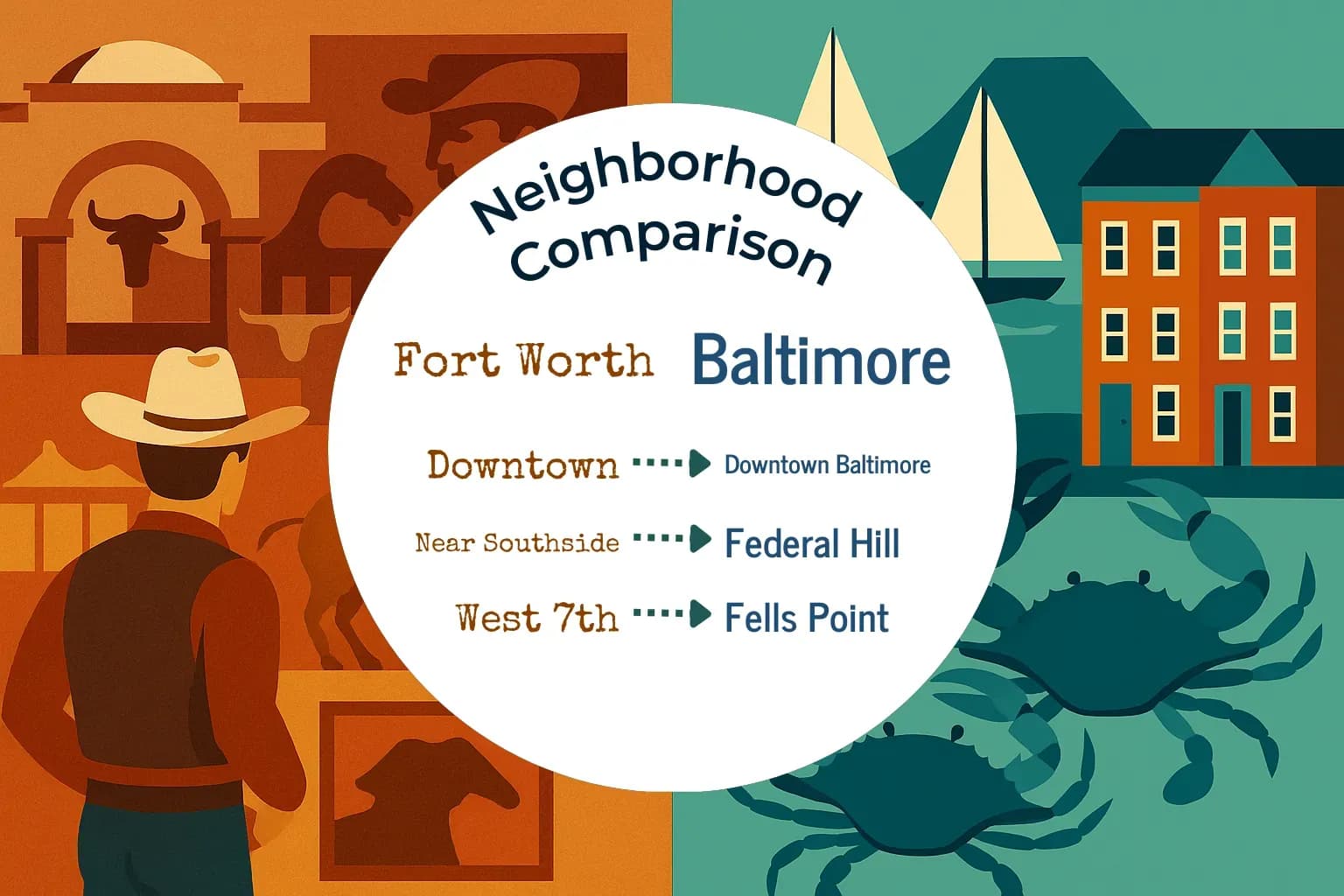 Fort Worth vs Baltimore Neighborhood Comparison