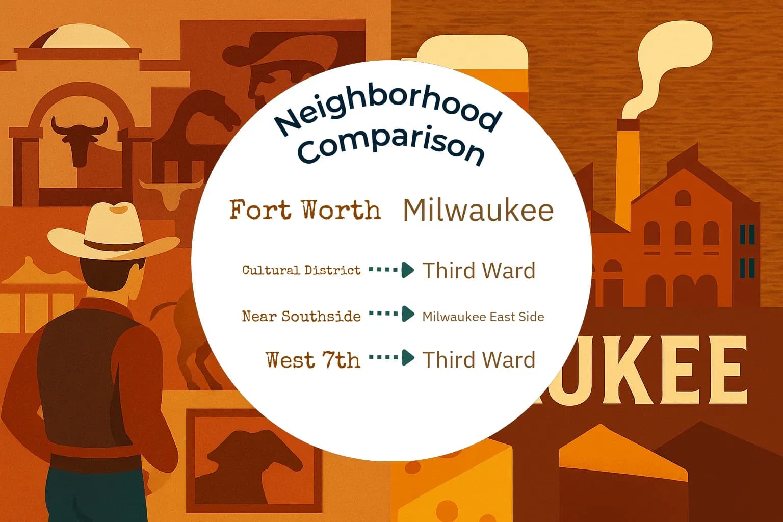 Fort Worth vs Milwaukee Neighborhood Comparison