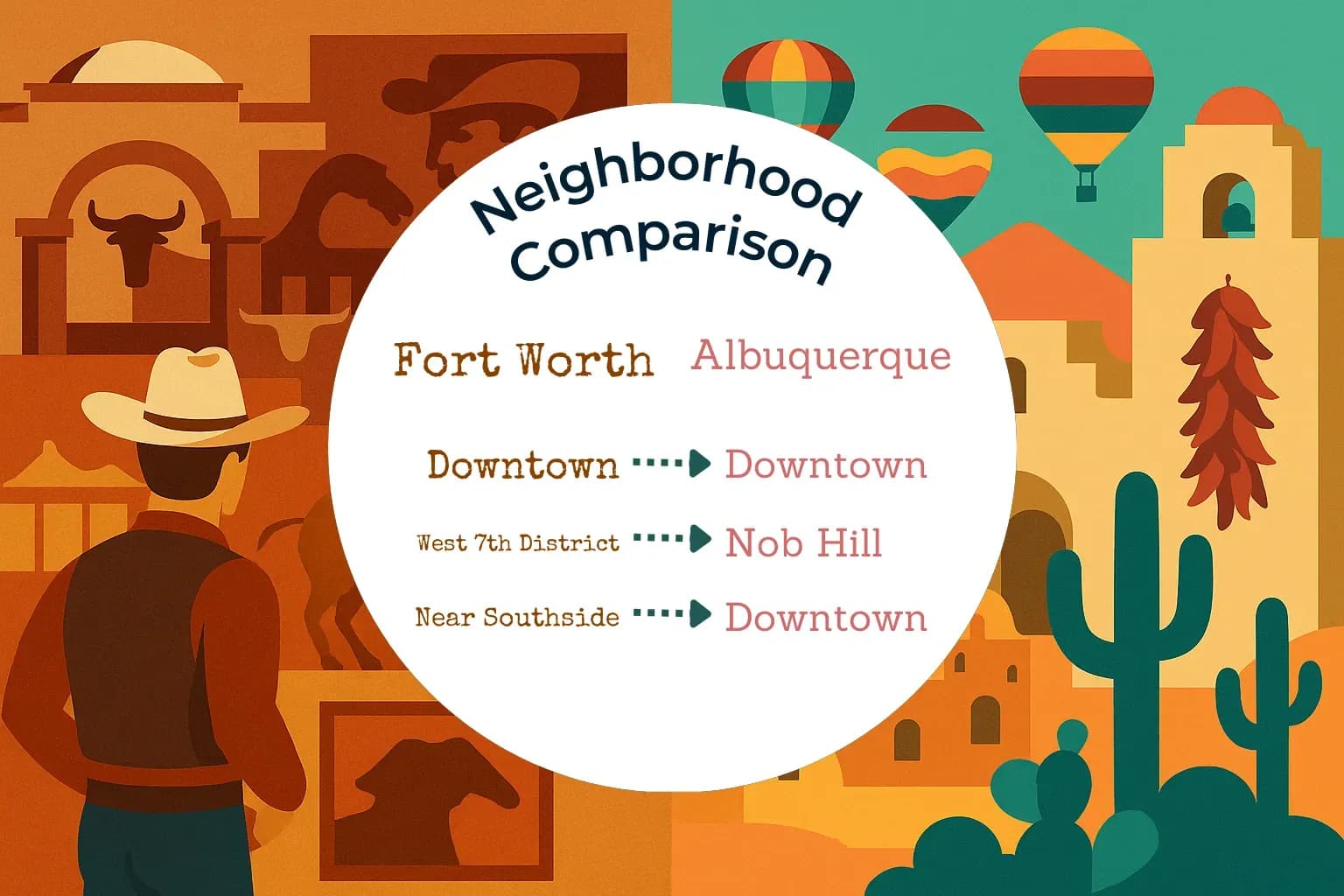 Fort Worth vs Albuquerque Neighborhood Comparison
