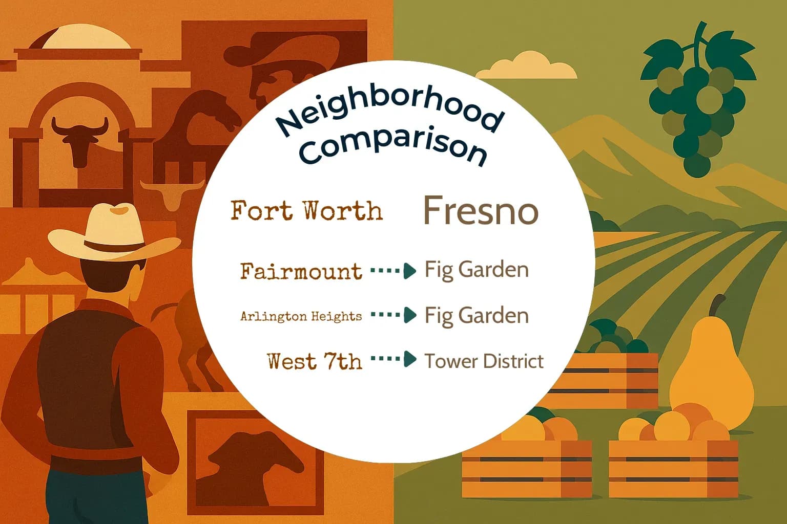Fort Worth vs Fresno Neighborhood Comparison