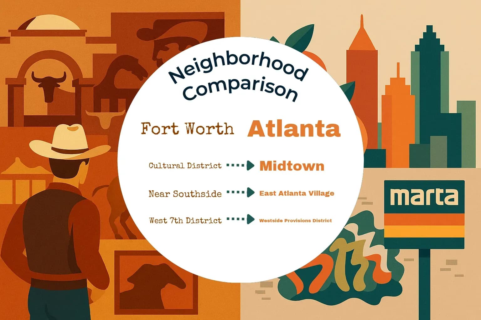 Fort Worth vs Atlanta Neighborhood Comparison