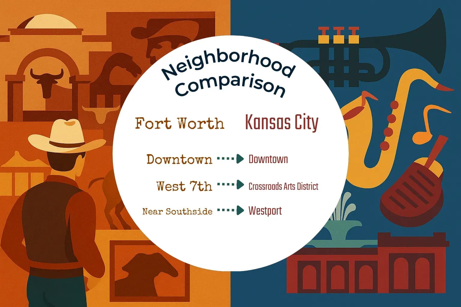 Fort Worth vs Kansas City Neighborhood Comparison